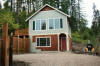 Home built for Rob Pero in eight weeks from the ground up; in Whitefish, Montana.