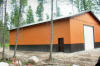40 foot by 60 foot shop built for Jim Mayberry in Whitefish, Montana.